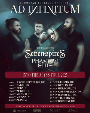 Ad Infinitum European Tour 2025 poster