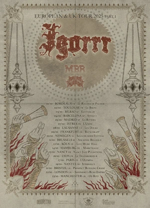 Igorrr European & UK Tour 2025 poster