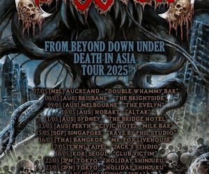 Massacre Australia & Asia Tour 2025 poster