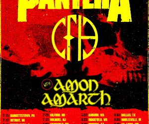 Pantera US Tour 2025 poster