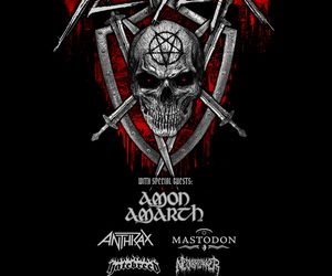 Slayer UK Shows 2025 poster