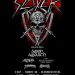 Slayer UK Shows 2025 poster