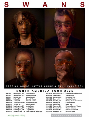 Swans North American Tour 2025 poster