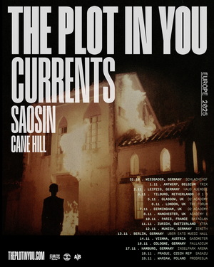 The Plot In You European & UK Tour 2025 poster