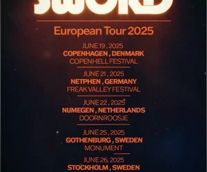 The Sword European Tour 2025 poster
