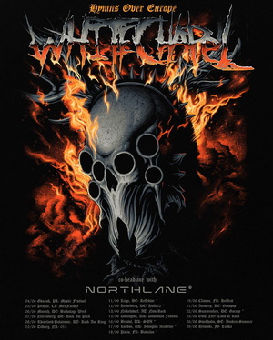 Whitechapel European Tour 2025 poster