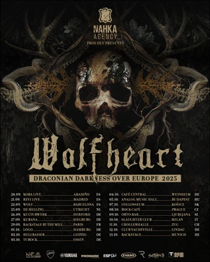 Wolfheart European Tour 2025 poster