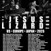 the Jesus Lizard US Europe Japan Tour 2025 poster