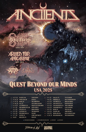 Anciients US Tour 2025 poster