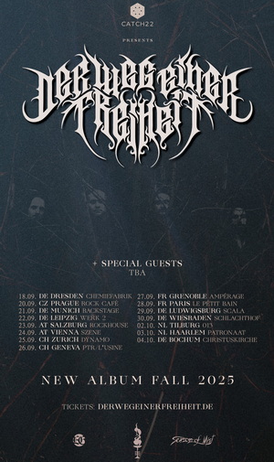 Der Weg einer Freiheit European Tour 2025 poster