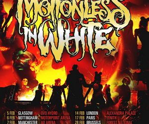 Motionless In White UK Tour 2025 poster