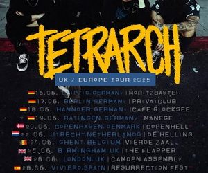 Tetrarch Europe UK Tour 2025 poster