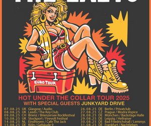 The Lazys UK & European Tour 2025 poster
