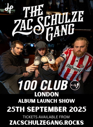 The Zac Schulze Gang album launch show 2025 poster