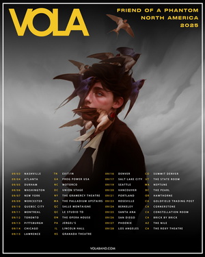 VOLA North American Tour 2025 poster