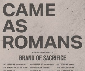 We Came As Romans UK & European Tour 2025 poster