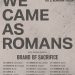 We Came As Romans UK & European Tour 2025 poster