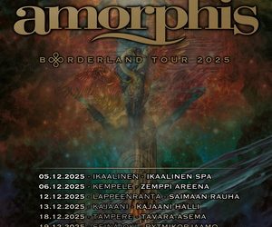 Amorphis Finnish Tour 2025 poster