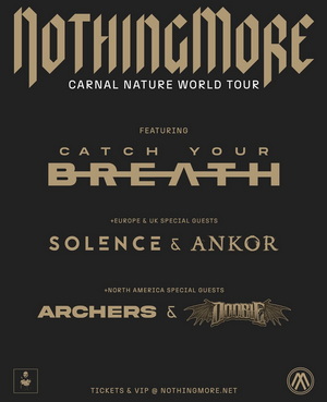 Nothing More European, UK & North America Tour 2025 - 2026 poster
