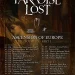 Paradise Lost European & UK Tour 2025 poster