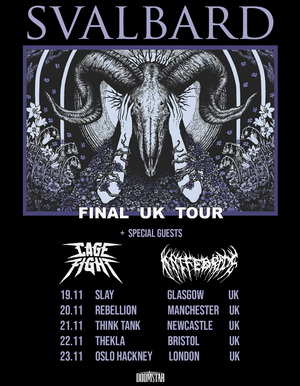 Svalbard UK Tour 2025 poster