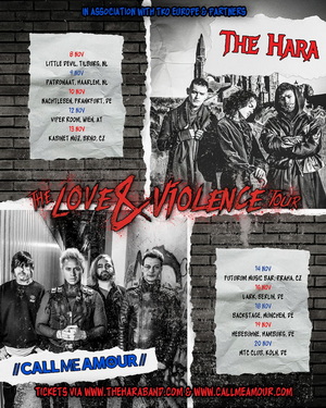 Call Me Amour The Hara European Tour 2025 poster