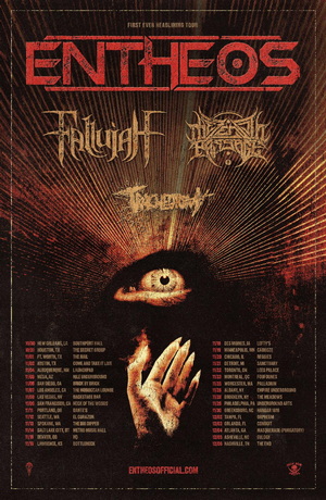 Entheos North American Tour 2025 poster