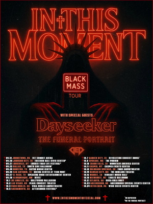 In This Moment US Tour 2025 poster
