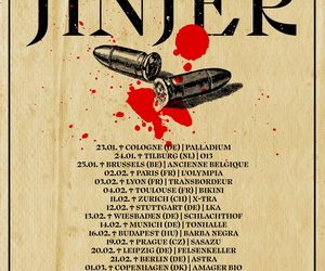 Jinjer European Tour 2026 poster