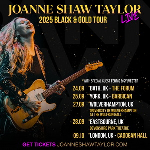 Joanne Shaw Taylor UK Tour 2025 poster