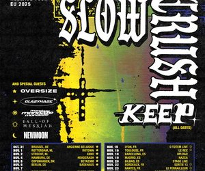 Slow Crush European Tour 2025 poster