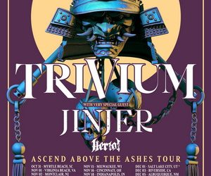 Trivium - Jinjer North American Tour 2025 poster