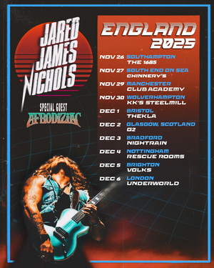 Jared James Nichols UK Tour 2025 poster