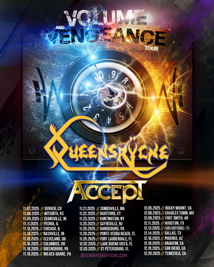Queensrÿche US Tour 2025 poster