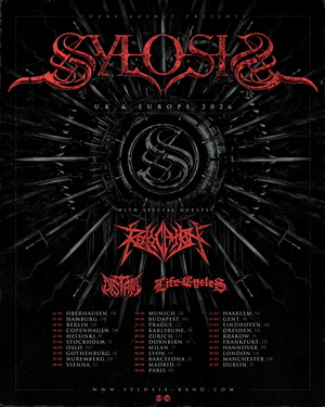 Sylosis European & UK Tour 2026 poster