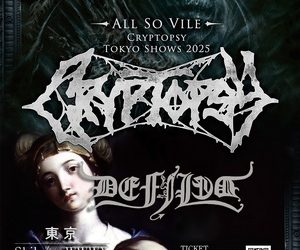 Cryptopsy Tokyo Shows 2025 poster