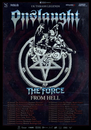 Onslaught European Tour 2026 poster