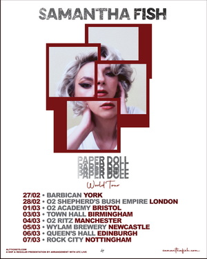 Samantha Fish UK Tour 2026 poster