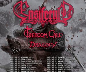 Ensiferum European Tour 2026 poster