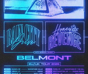 Honey Revenge and Rain City Drive European & UK Tour 2026 poster