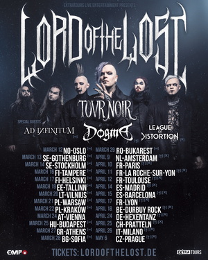 Lord Of The Lost European Tour 2026 poster