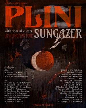 Plini European & UK Tour 2026 poster