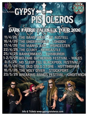 Gypsy Pistoleros UK Tour 2026 poster