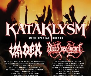 Kataklysm European & UK Tour 2026 poster