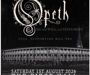 Opeth UK Show 2026 poster