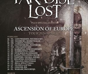Paradise Lost European Tour 2026 poster