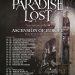 Paradise Lost European Tour 2026 poster