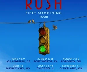 Rush North American Tour 2026 poster