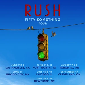 Rush North American Tour 2026 poster
