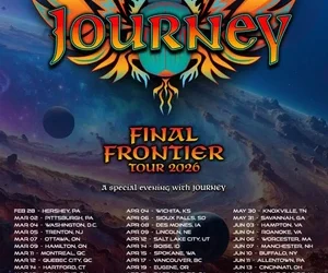 Journey North American Tour 2026 poster